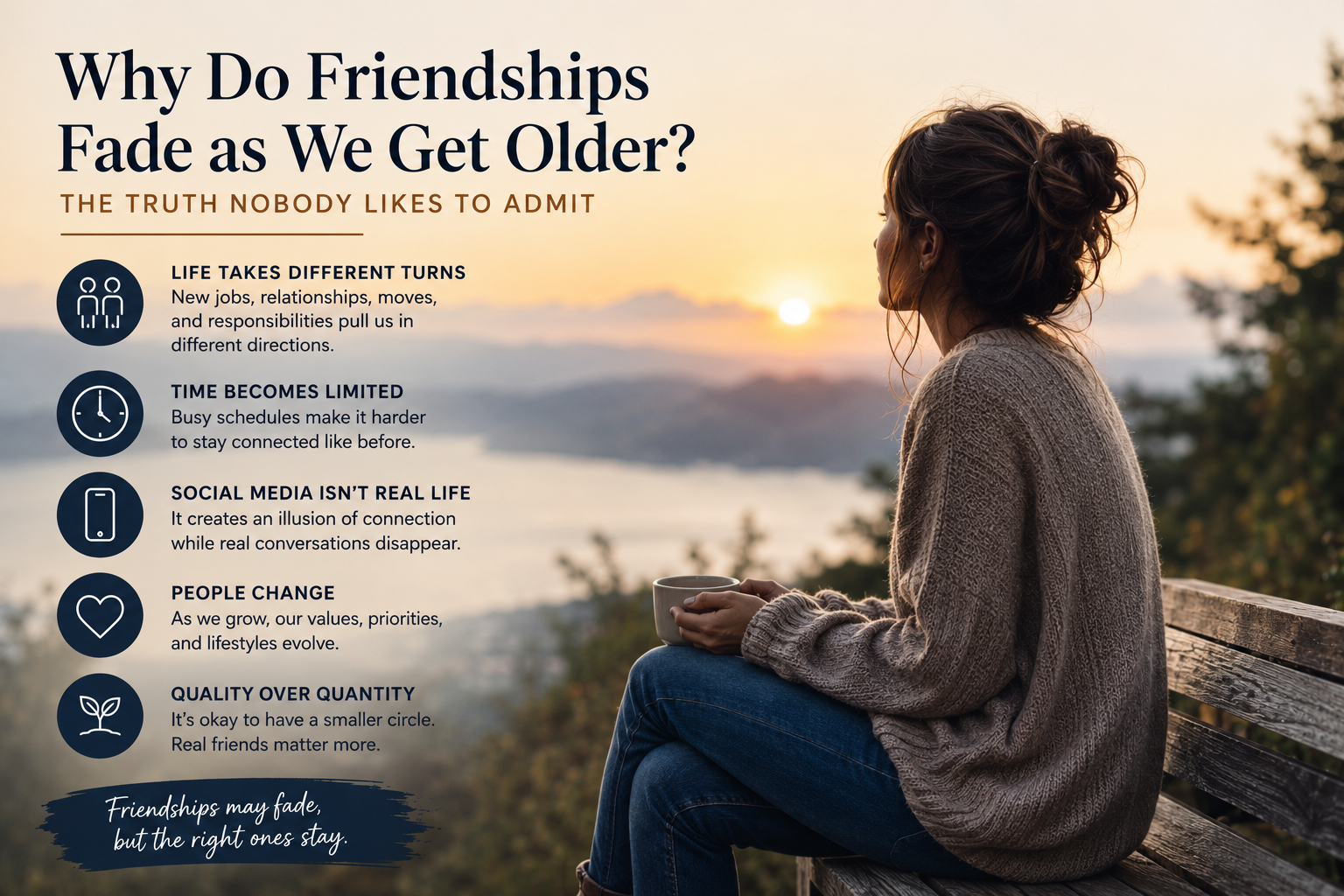 Why Do Friendships Fade as We Get Older? The Truth Nobody Likes to Admit