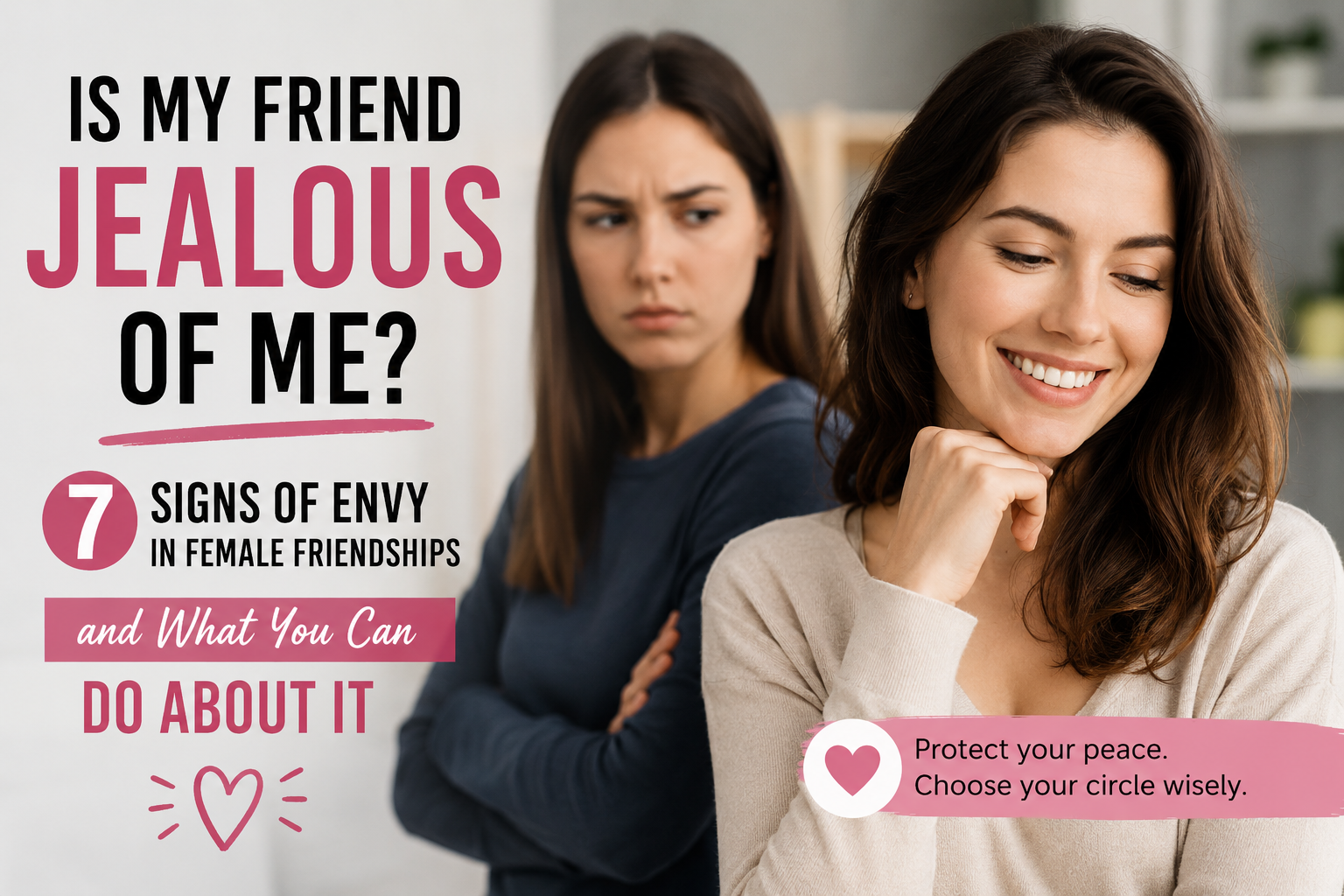 Is My Friend Jealous of Me? 7 Signs of Envy in Female Friendships and What You Can Do About It