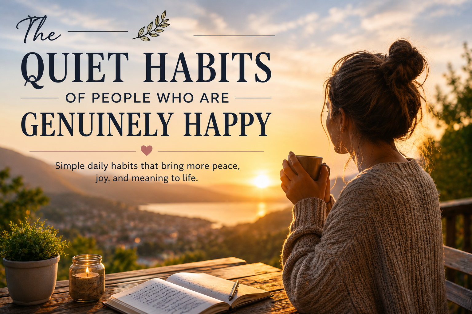 The Quiet Habits of People Who Are Genuinely Happy