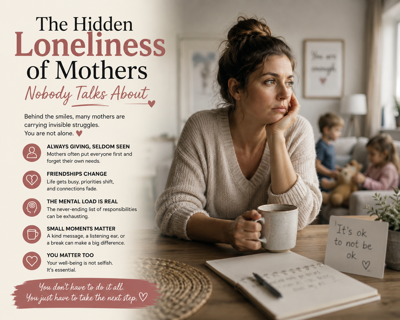 The Hidden Loneliness of Mothers Nobody Talks About